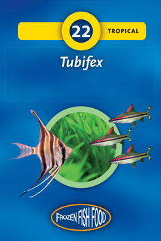 Gefrorener Schlammröhrenwurm (Tubifex)
